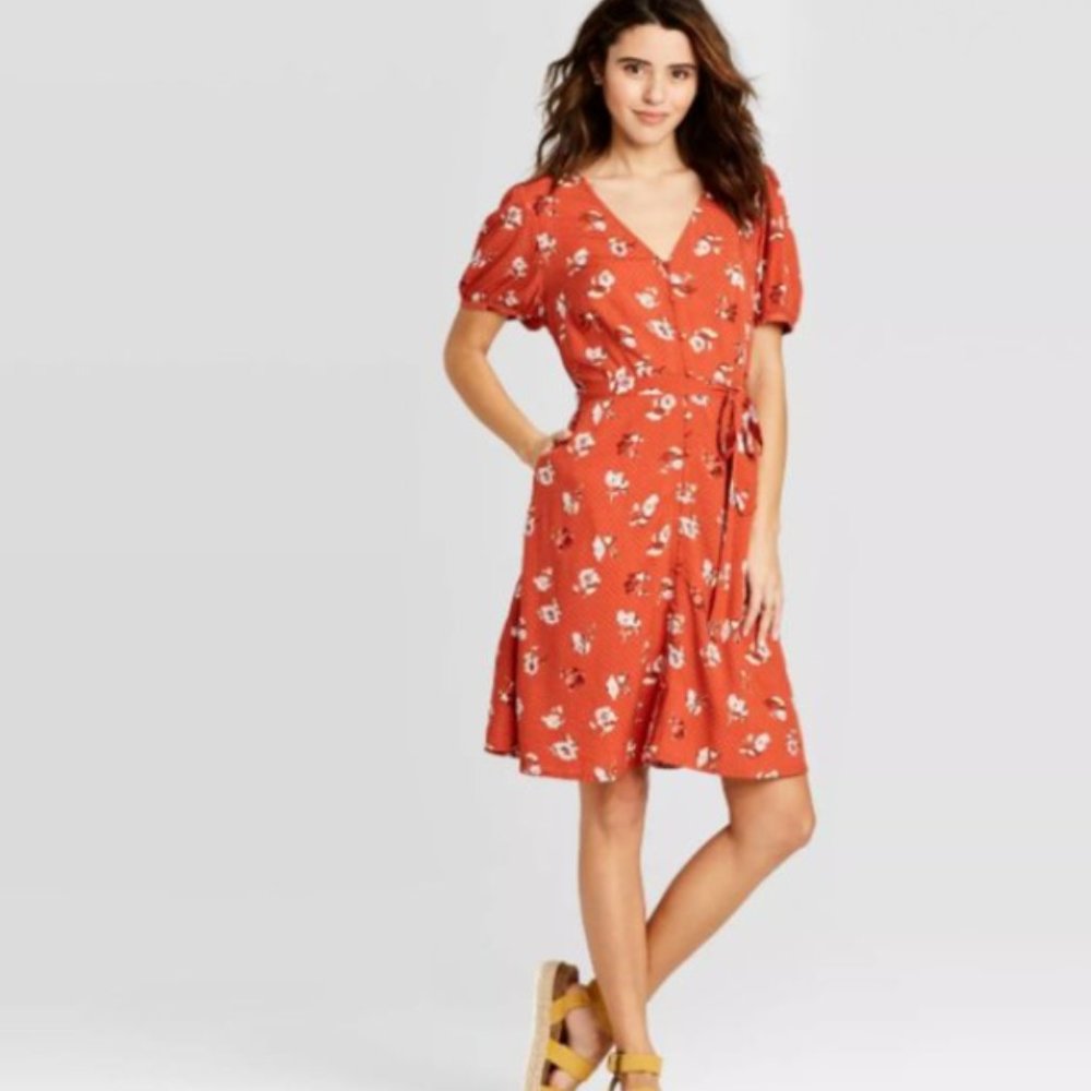 Universal Thread Women's Front Tie Dress